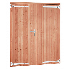 Redvision dubbele dichte deur incl. kozijn 168 x 201 cm.