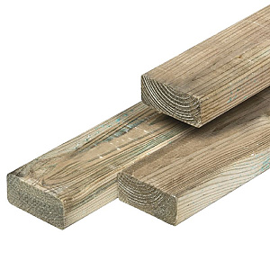 Verbindingsbalk grenen geschaafd geïmpregneerd 3,5x11,5x400 cm
