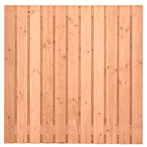 Tuinscherm Harz geschaafd onbehandeld Douglashout 23-planks 180x180 cm
