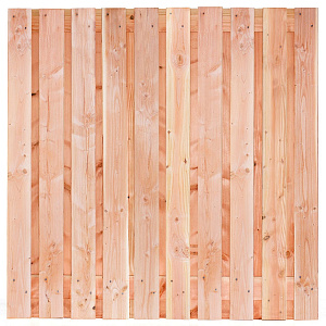 Tuinscherm Solden fijnbezaagd onbehandeld Douglashout 21-planks 180x180 cm
