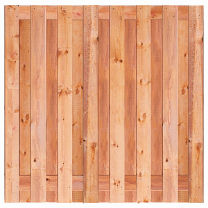 Tuinscherm Marrakesh geschaafd geïmpregneerd Red Class hout 17-planks 180x180 cm