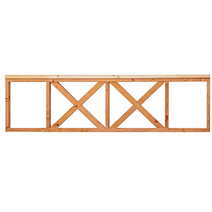 Red class kruishekwerk 300x75 cm incl. afdeklat