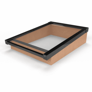 Douglas Lessenaar Lichtstraat Zwart 76,2(b) x 100(d) cm, Gelaagd 44.2 glas