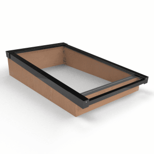 Douglas Lessenaar Lichtstraat Zwart 76,2(b) x 125(d) cm, Gelaagd 44.2 glas