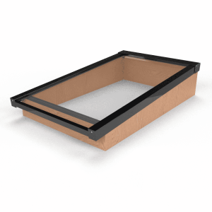 Douglas Lessenaar Lichtstraat Zwart 76,2(b) x 125(d) cm, Gelaagd 44.2 glas