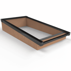 Douglas Lessenaar Lichtstraat Zwart 76,2(b) x 150(d) cm, Gelaagd 44.2 glas