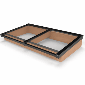 Douglas Lessenaar Lichtstraat Zwart 158,2(b) x 75(d) cm, Gelaagd 44.2 glas