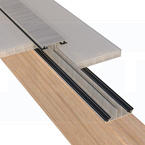 Polycarbonaat Daksysteem  306x300 cm, aanbouw