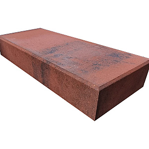 Traptrede 100x40x16 cm Roestbruin