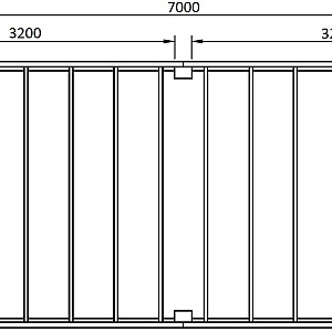 JWOODS Buitenverblijf XL Modern 700x314 cm