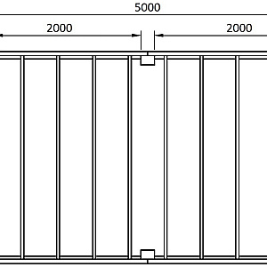 JWOODS Buitenverblijf XL Modern 500x354 cm