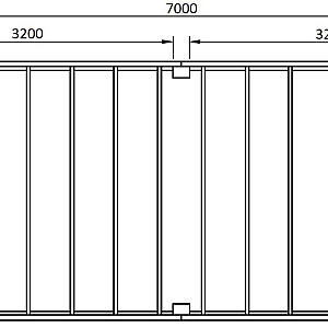 JWOODS Buitenverblijf XL Modern 700x354 cm