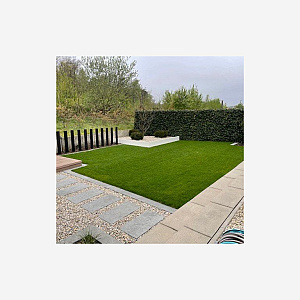 Gepoedercoat staal keerwand recht 100x20x30 cm wit