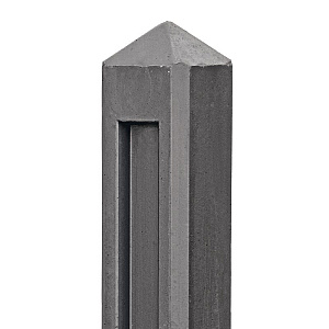 Beton Hekwerk Tussenpaal 10x10x145 cm, Antraciet