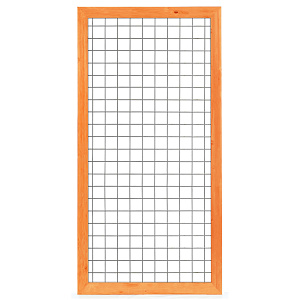 Gaaselement 90x180 cm met kader 4,5x7 cm geïmpregneerd Red Class hout