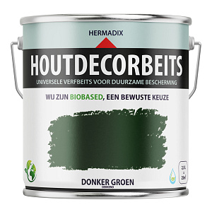 Houtdecorbeits Dekkend Donker Groen - 2500 ml