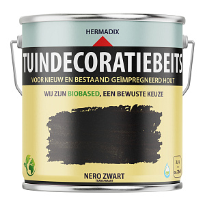 Tuindecoratiebeits Nero Zwart Transparant  - 2500ml
