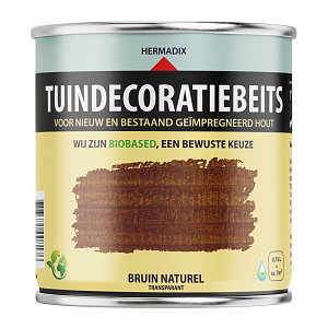 Tuindecoratiebeits Bruin Naturel Transparant - 750 ml