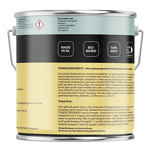 Tuindecoratiebeits Kleurloos Transparant  - 2500 ml