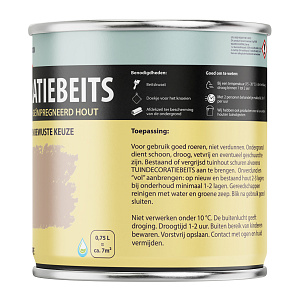 Tuindecoratiebeits Taupe Dekkend - 750 ml