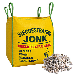 Wit Siergrind 8-16mm incl. Bigbag (1 m³)