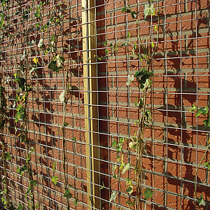 Draadmat gaaspaneel verzinkt 180x180 cm ø4 mm maas 10x10 cm