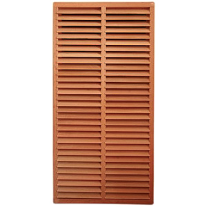 Hardhouten Lamellenscherm Louvre Lisa 90x180 cm