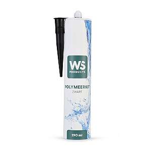 WS Polymeerkit steenlijm zwart per koker 290 ml