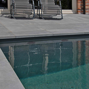 CeraLuxe 90x90x3 cm Belgian Bluestone Grigio  Nog maar 49m2