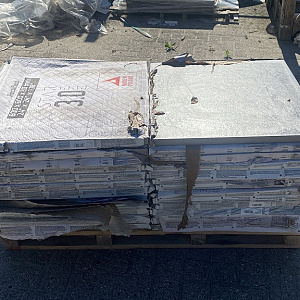 Restpartij Almere: ca.8.27m2Cera3Line Lux&Dutch Square Uni 60x60x3 cm Antracite