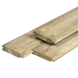 Grenen overhangend rabat 1,8x14,5x500 cm