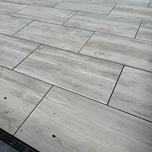Outletpartij Actietegel keramiek op beton 40x80x4 cm Ruby Silver