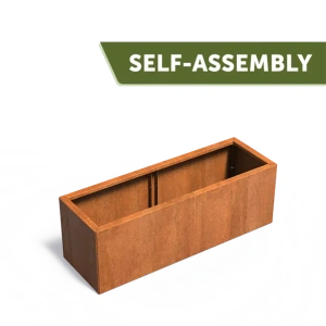 Plantenbak Carrez Connect zonder bodem cortenstaal 150x50x50 cm