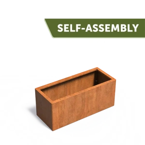 Plantenbak Carrez Connect zonder bodem cortenstaal 120x50x50 cm