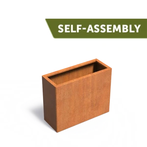 Plantenbak Carrez Connect zonder bodem cortenstaal 100x40x80 cm