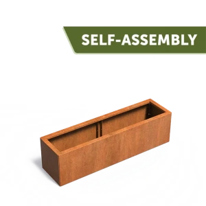 Plantenbak Carrez Connect zonder bodem cortenstaal 150x40x40 cm