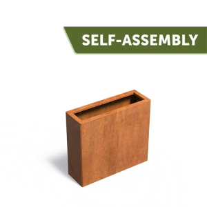 Plantenbak Carrez Connect zonder bodem cortenstaal 90x30x80 cm