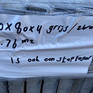 Restpartij Schagen: 4,16m2 Plus Soft Comfort 40x80x4 cm Grijs/Zwart