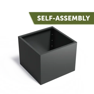 Plantenbak Carrez Connect zonder bodem gecoat staal 100x100x80 cm