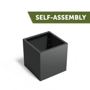 Plantenbak Carrez Connect zonder bodem gecoat staal 80x80x80 cm