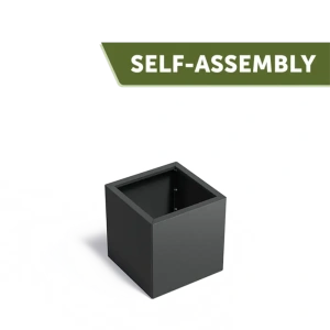 Plantenbak Carrez Connect zonder bodem gecoat staal 60x60x60 cm