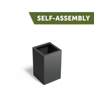 Plantenbak Carrez Connect zonder bodem gecoat staal 50x50x80 cm