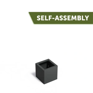 Plantenbak Carrez Connect zonder bodem gecoat staal 40x40x40 cm