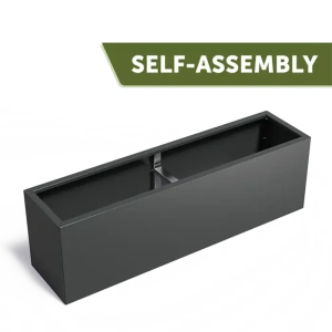 Plantenbak Carrez Connect zonder bodem gecoat staal 200x50x60 cm