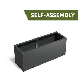 Plantenbak Carrez Connect zonder bodem gecoat staal 150x50x60 cm
