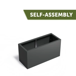Plantenbak Carrez Connect zonder bodem gecoat staal 120x50x60 cm