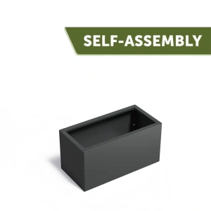 Plantenbak Carrez Connect zonder bodem gecoat staal 100x50x50 cm