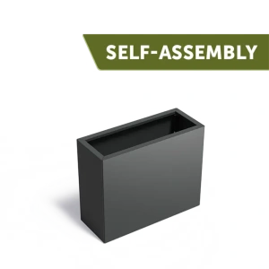 Plantenbak Carrez Connect zonder bodem gecoat staal 100x40x80 cm