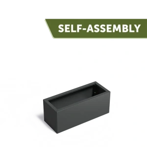 Plantenbak Carrez Connect zonder bodem gecoat staal 100x40x40 cm