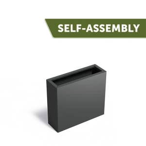 Plantenbak Carrez Connect zonder bodem gecoat staal 90x30x80 cm